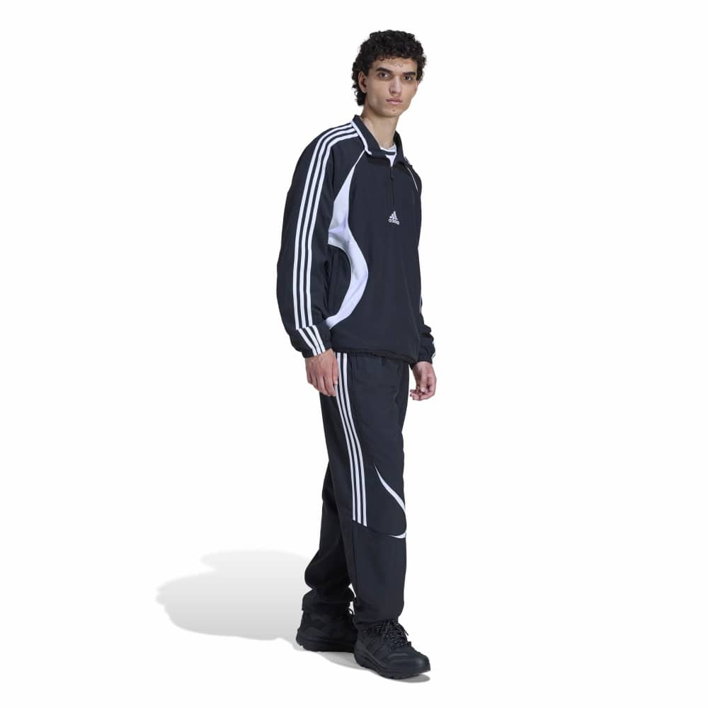 adidas Teamgeist Half Zip Sweatshirt - Black / White