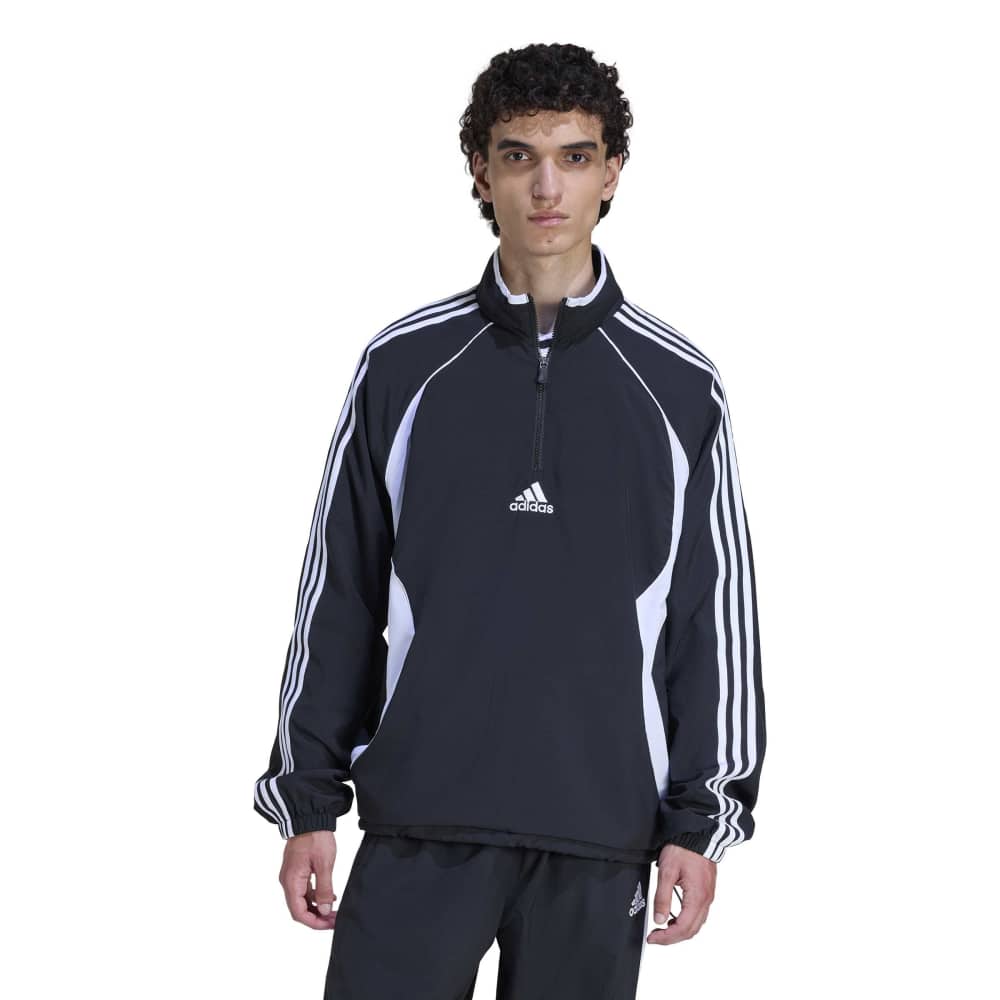 adidas Teamgeist Half Zip Sweatshirt - Black / White
