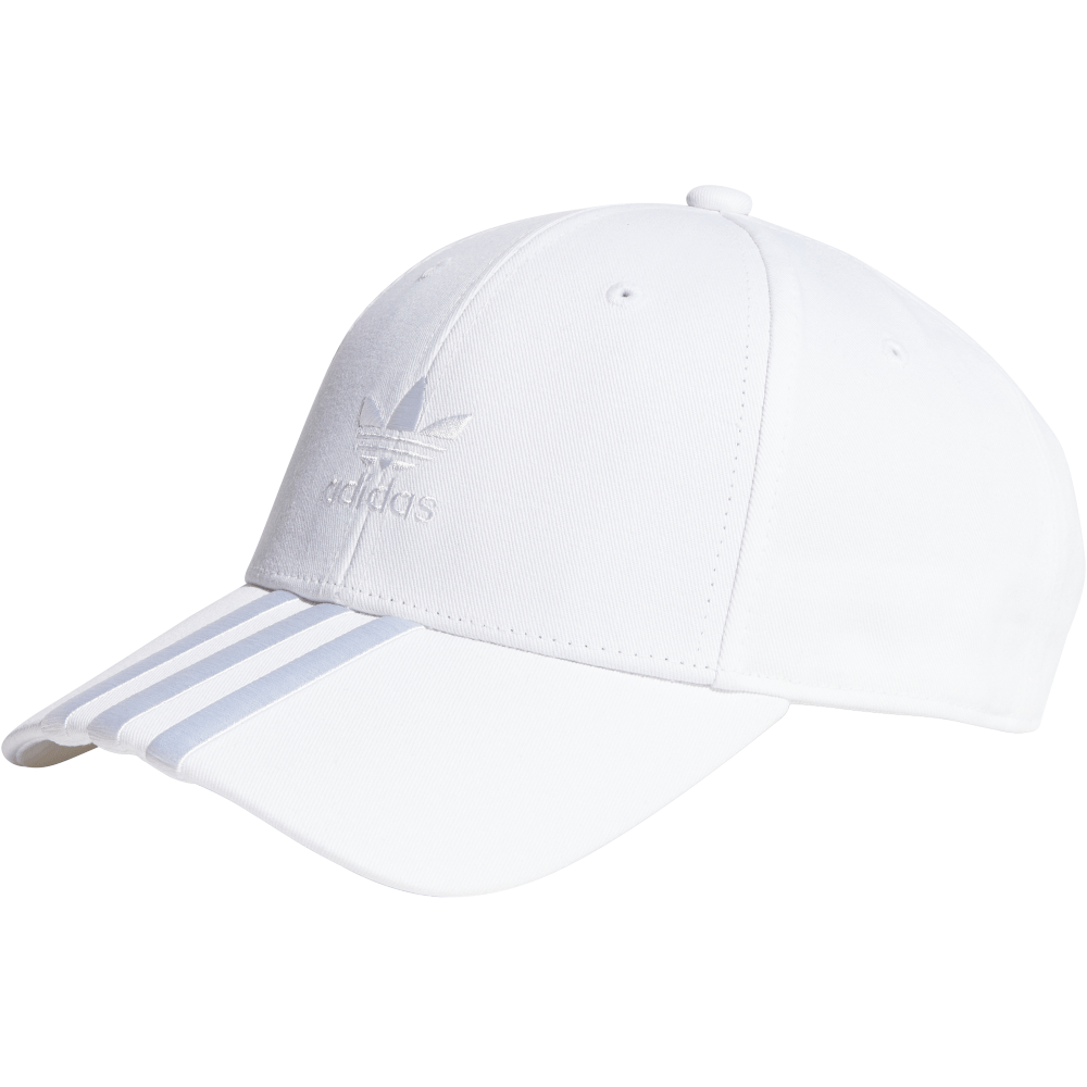 adidas 3-Stripes Strapback Cap - White