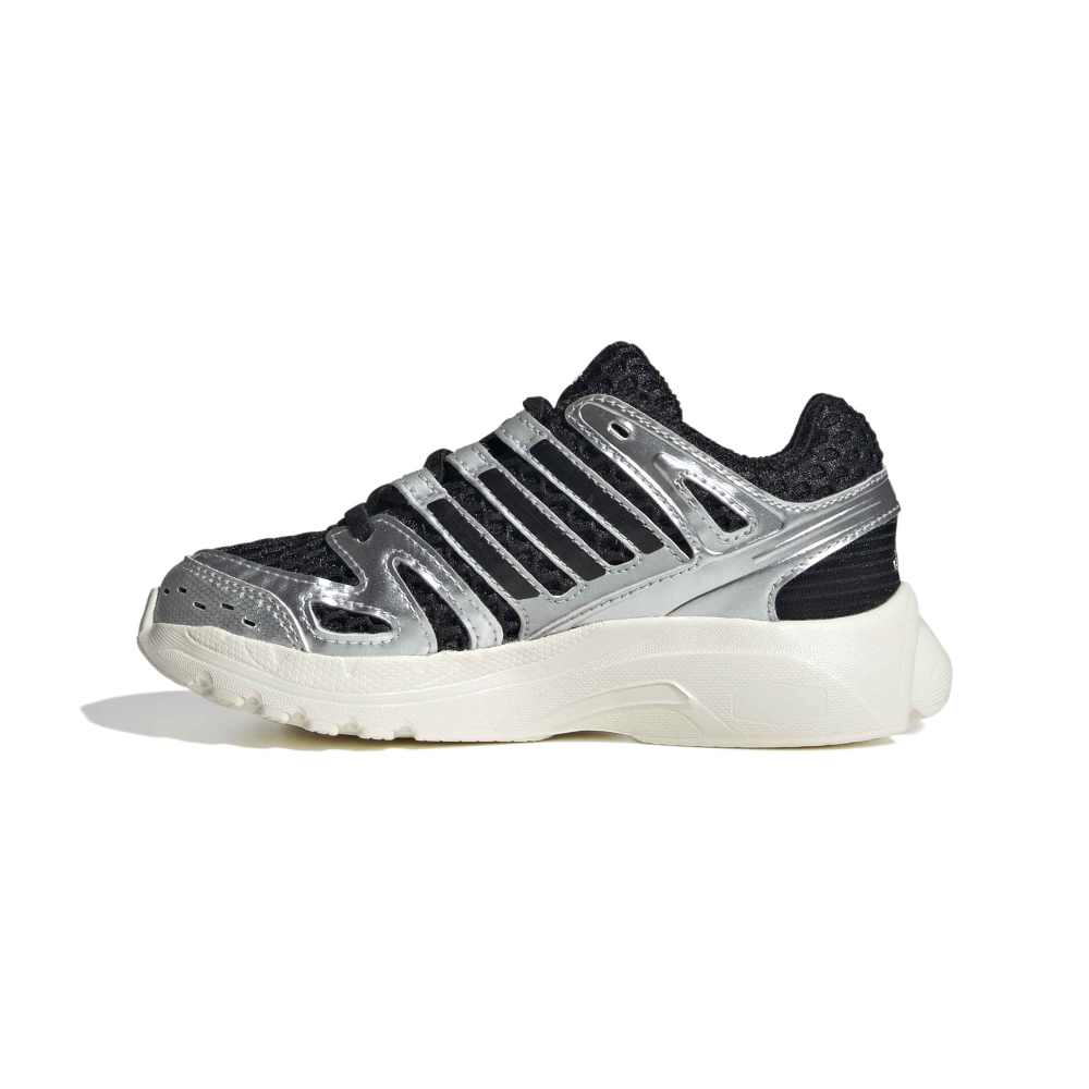 Adidas Childrens Adistar Control 5 - Core Black / Silver Metallic / Green