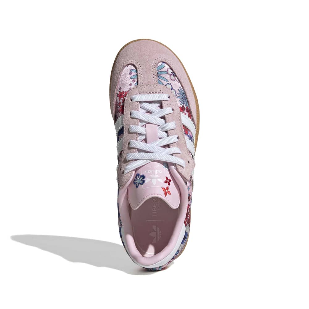 adidas Childrens Liberty London Samba OG Comfort Closure Elastic - Pink / White