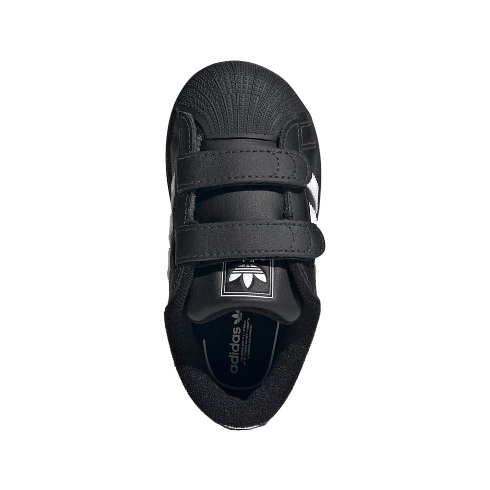 adidas Childrens Superstar II Comfort Closure - Black / White