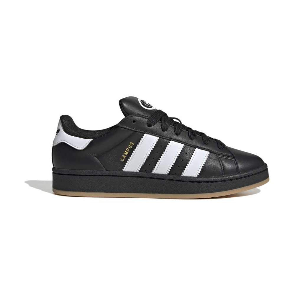 adidas Leather Campus 00s - Core Black / Cloud White / Gum
