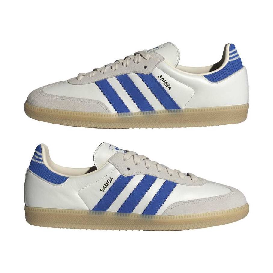 adidas Samba OG - Cloud White / Blue / Gum
