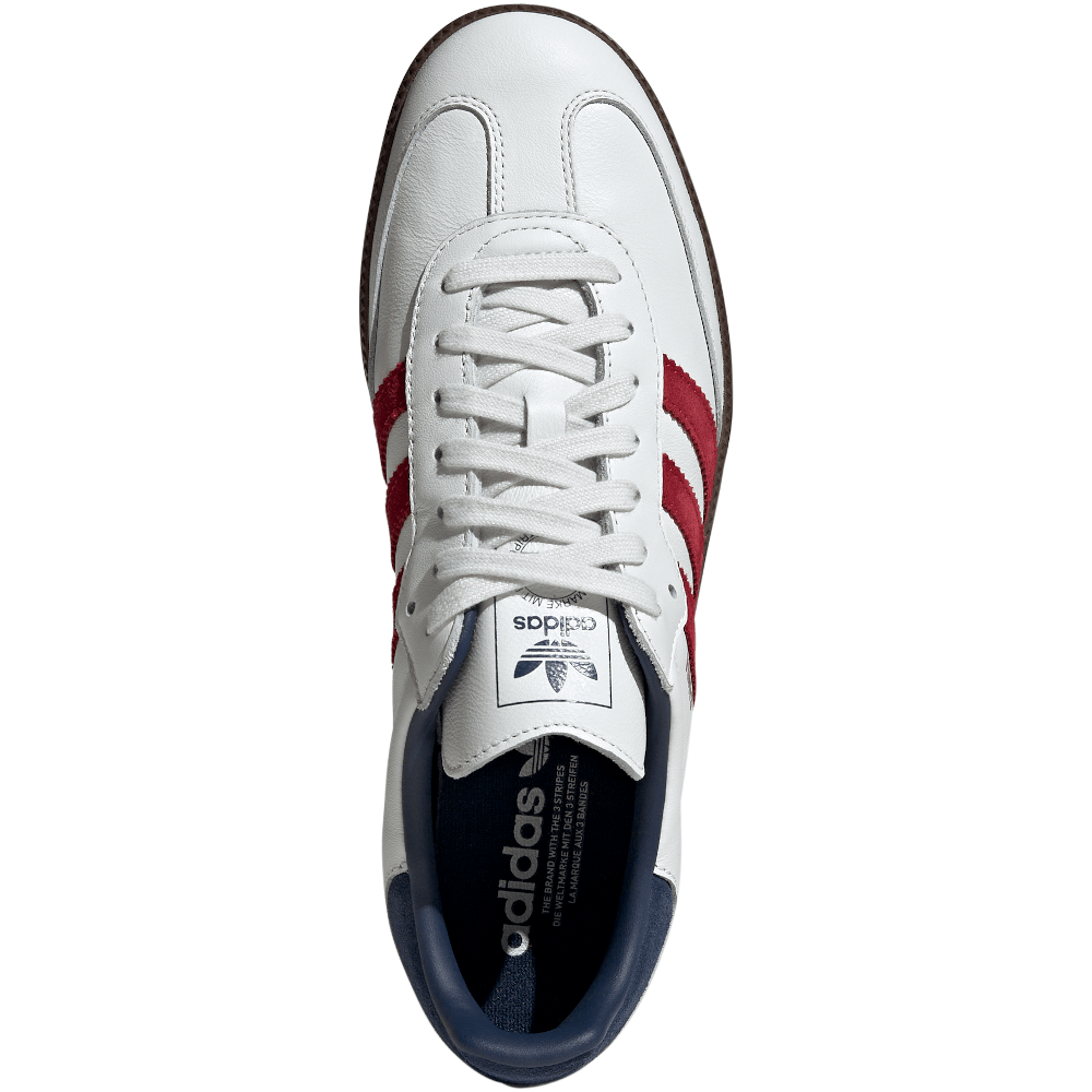 adidas Samba OG - White / Red / Indigo