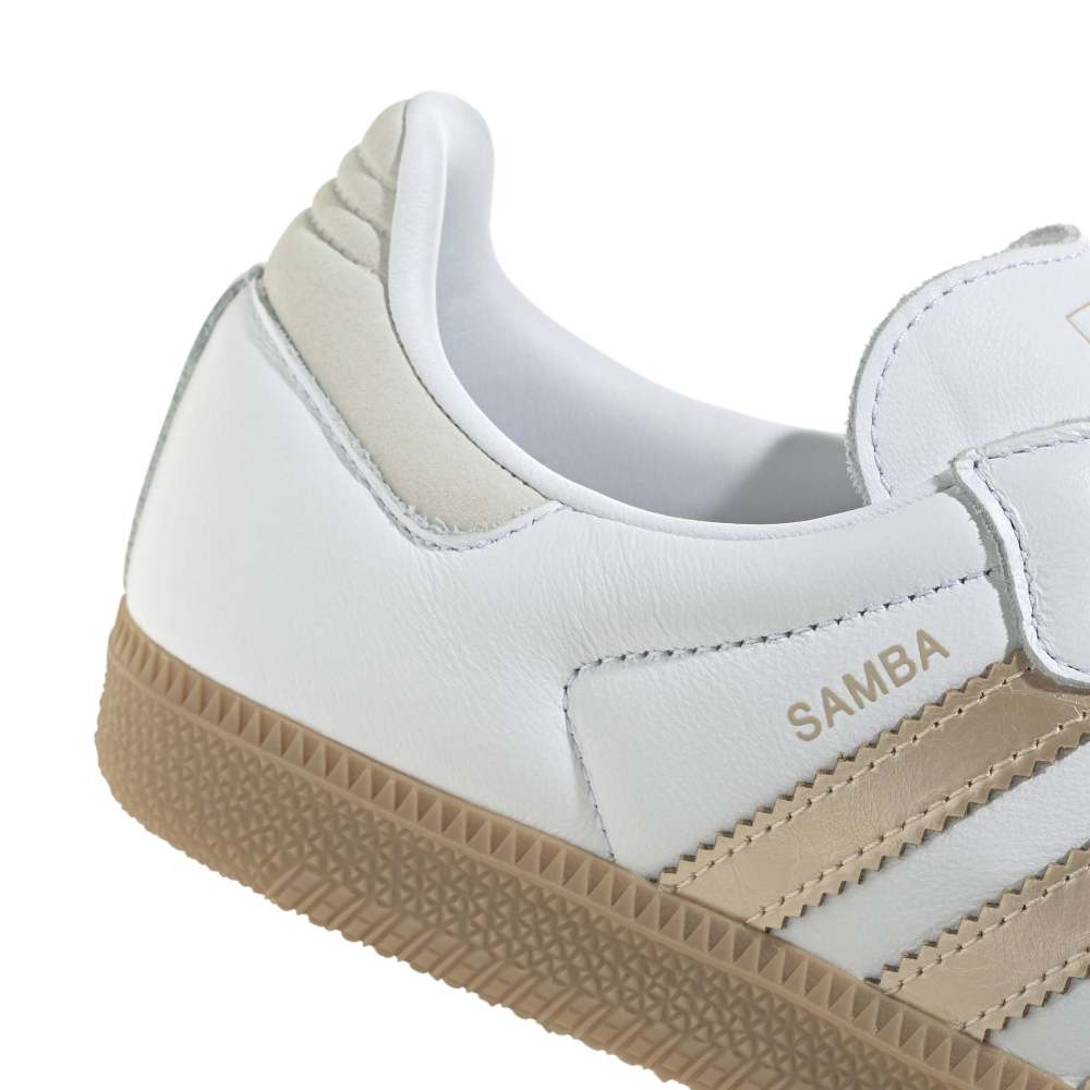 adidas Womens Samba OG - Cloud White / Wonder Gold Met. / Grey One