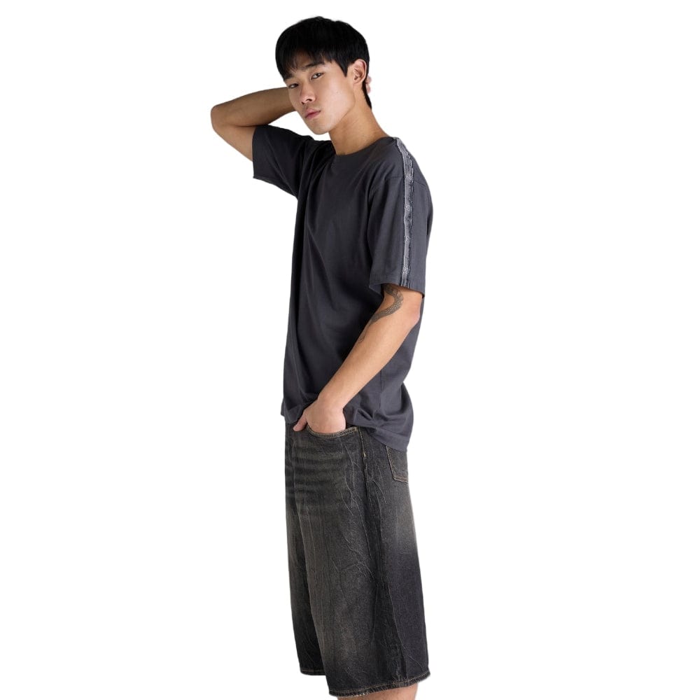 Champion Lux Taping Tee - Charcoal