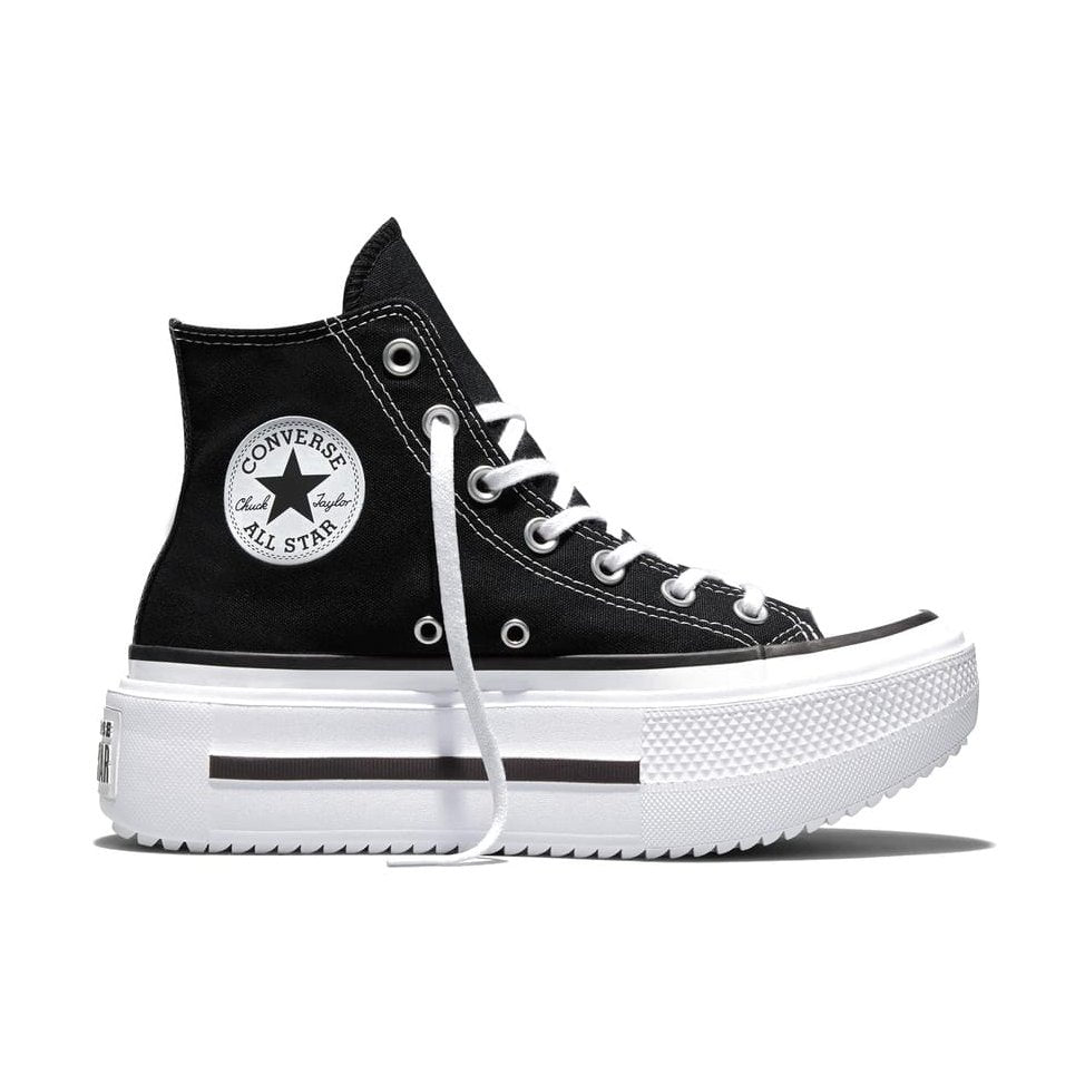 Converse Womens Chuck Taylor All Star Lift Double Stack High Top - Black / White