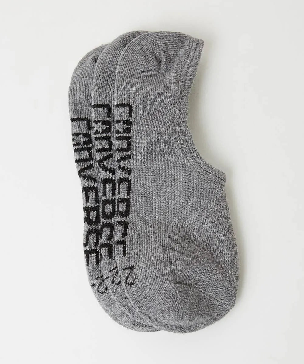Converse Invisible Sock 3 Pack - Heather Marle