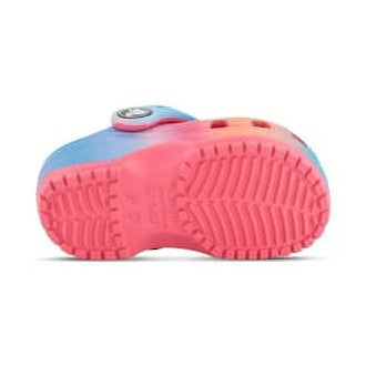 Crocs Infants Classic Colour Dip Clog - Hyper Pink / Multi