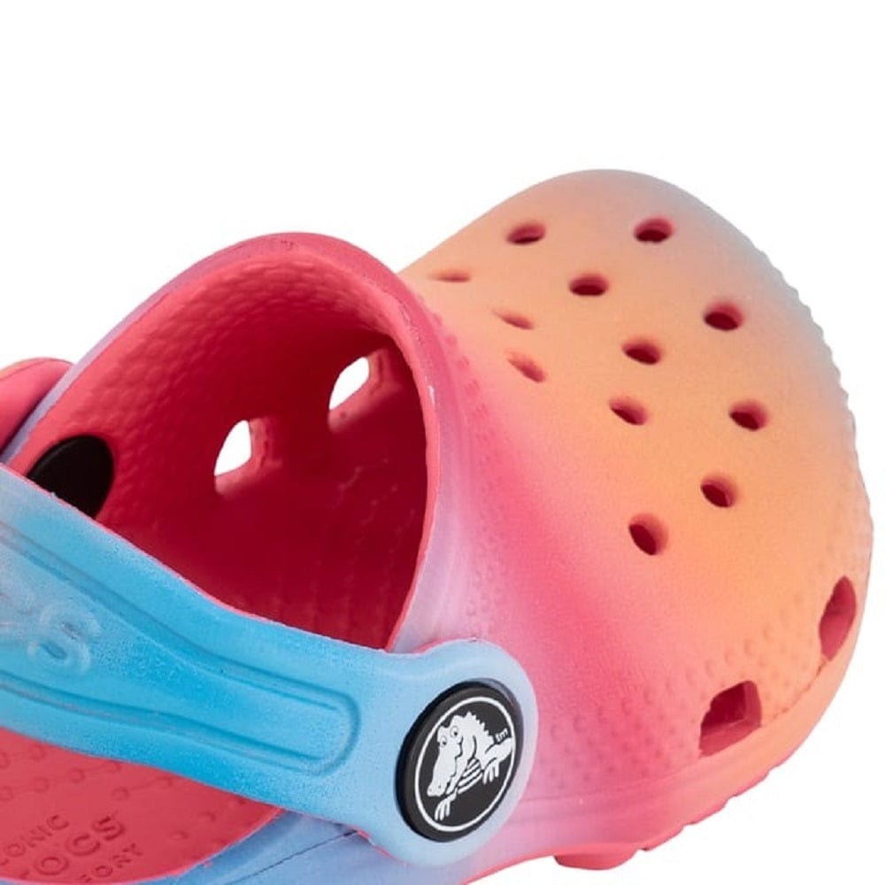 Crocs Infants Classic Colour Dip Clog - Hyper Pink / Multi