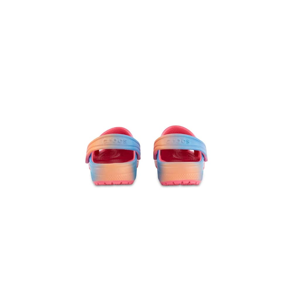 Crocs Kids Classic Colour Dip Clog - Hyper Pink / Multi