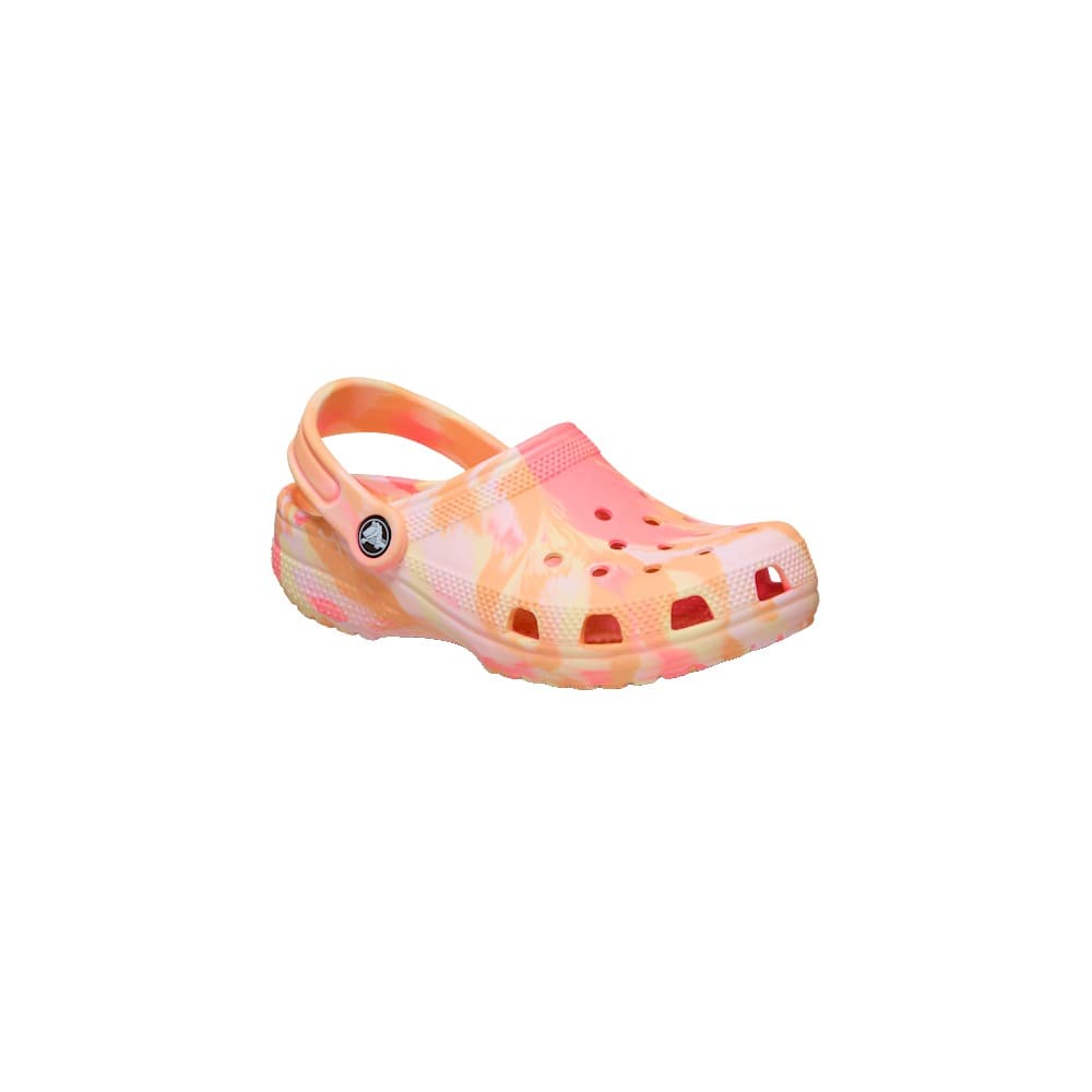 Crocs Kids Classic Marbled Clog - Guava / Multi