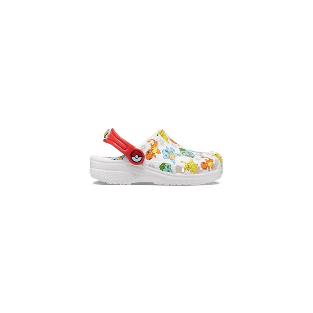Crocs Kids Classic Pokemon Clog - White / Multi