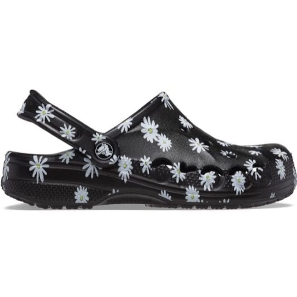 Crocs Baya Printed Clog - Black Daisy