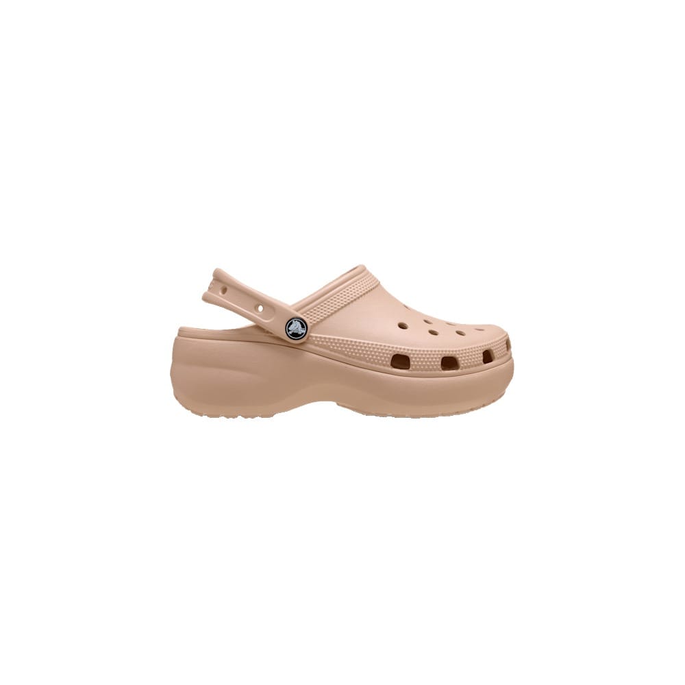 Crocs Womens Classic Platform Clog - Pink Caramel