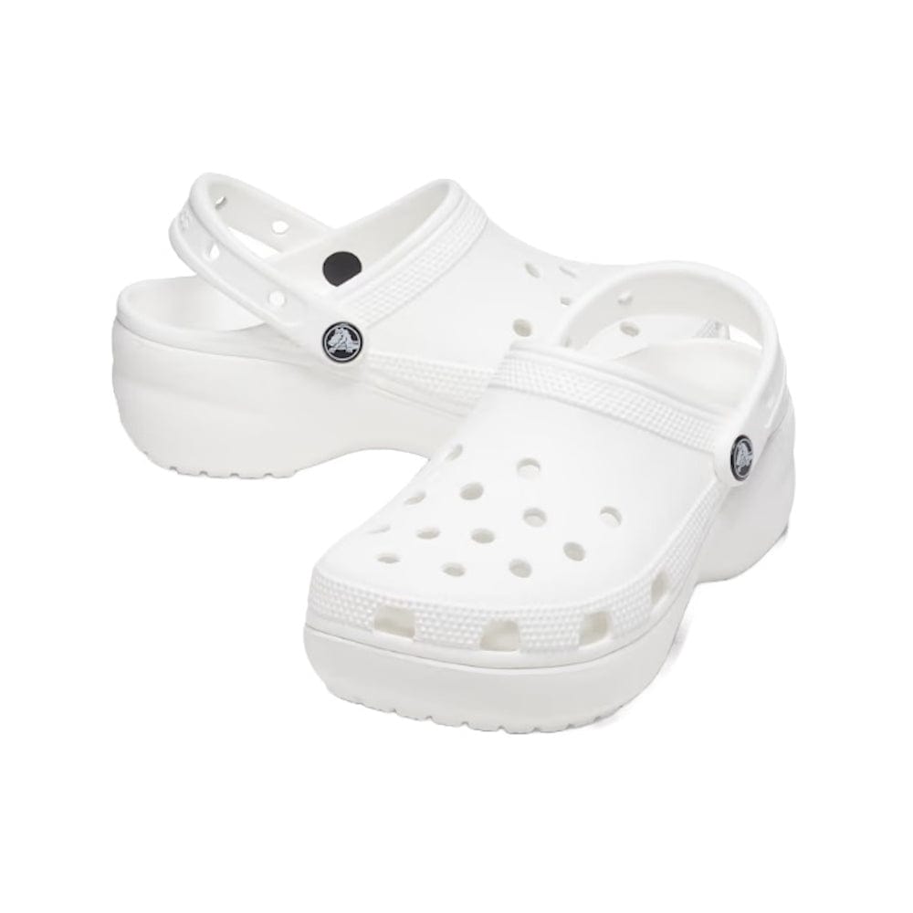 Crocs Womens Classic Platform Clog - White