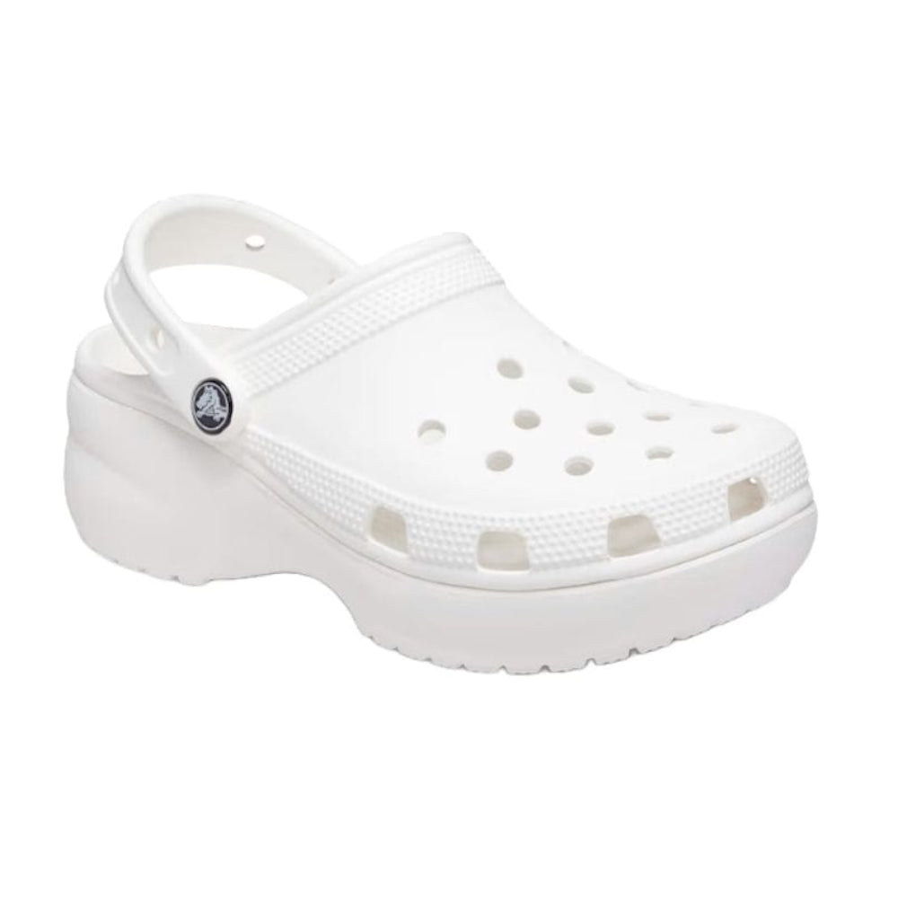 Crocs Womens Classic Platform Clog - White