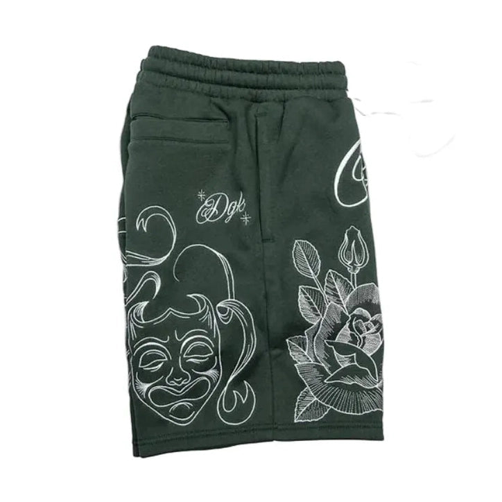 DGK Saints Shorts - Forest Green