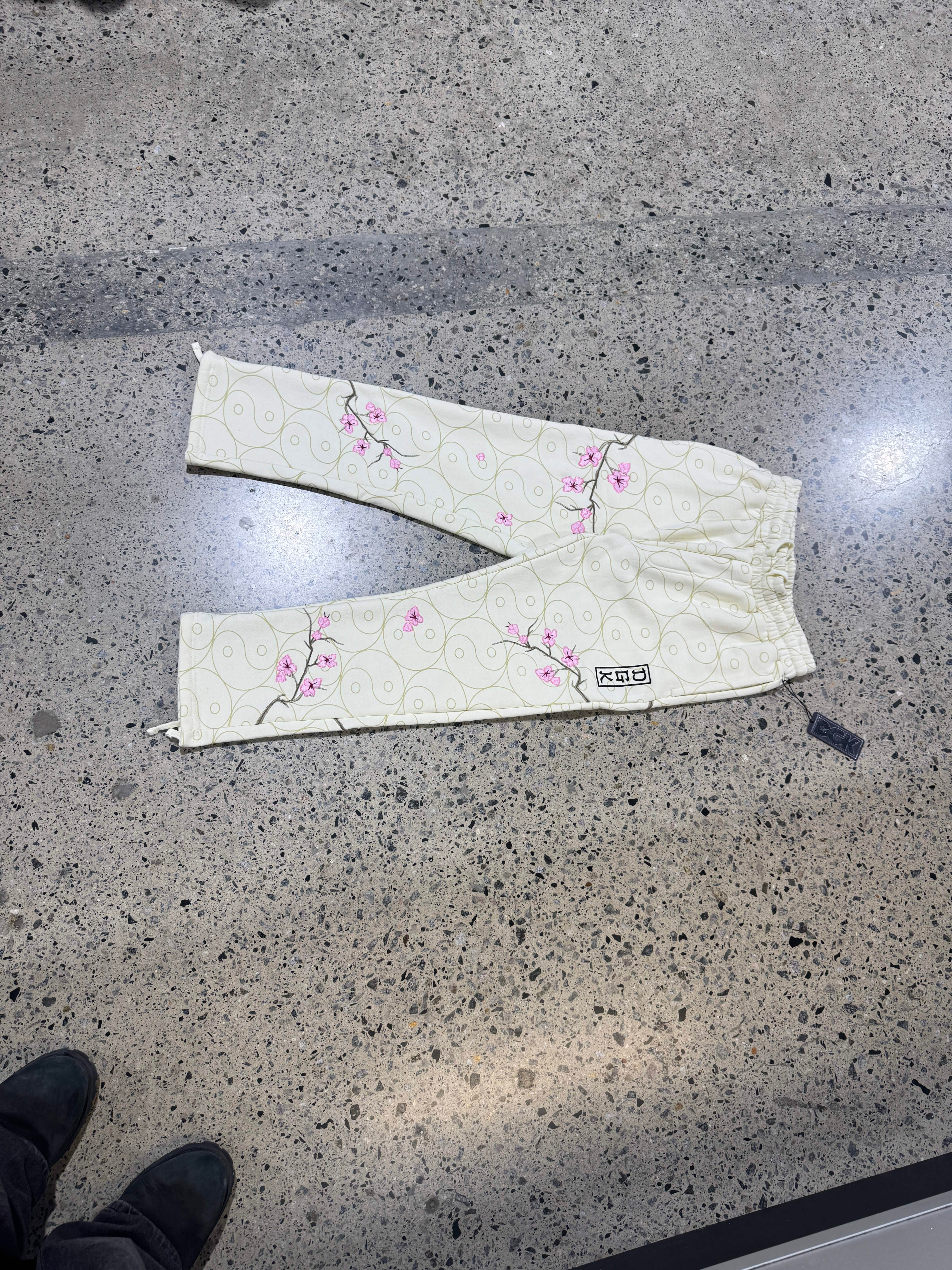 DGK Unity Fleece Track Pant - Cream