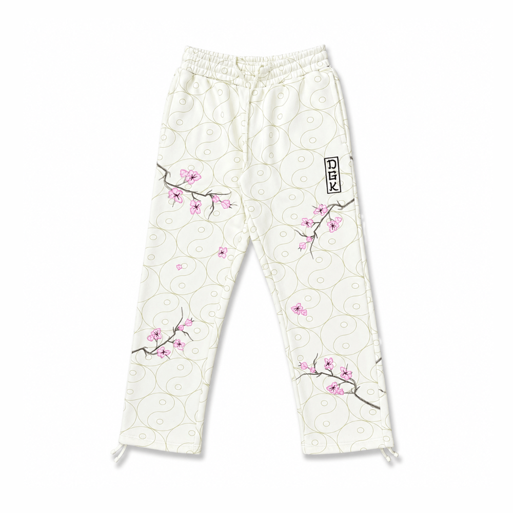 DGK Unity Fleece Track Pant - Cream