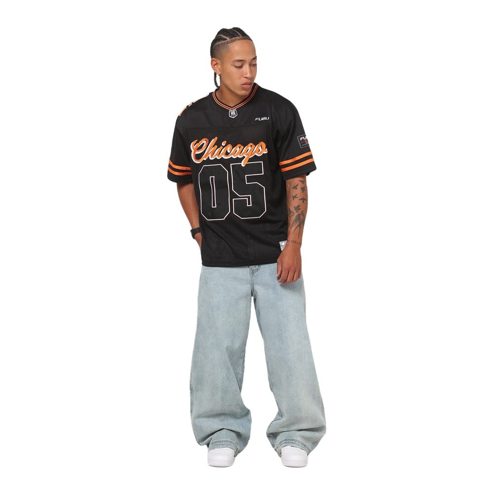 Fubu Chicago City Jersey - Black / Orange