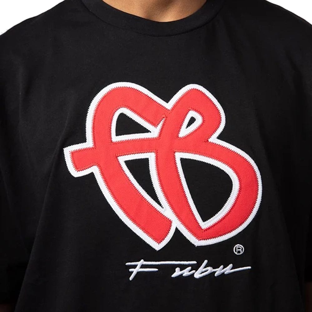 Fubu FB OG Basic Tee - Black / Red / White