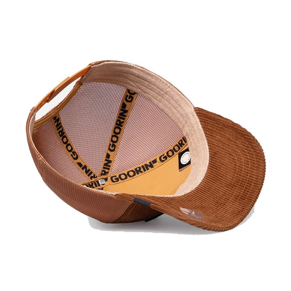 Goorin Bros Dapper Rebel Corduroy Trucker Snapback - Heat