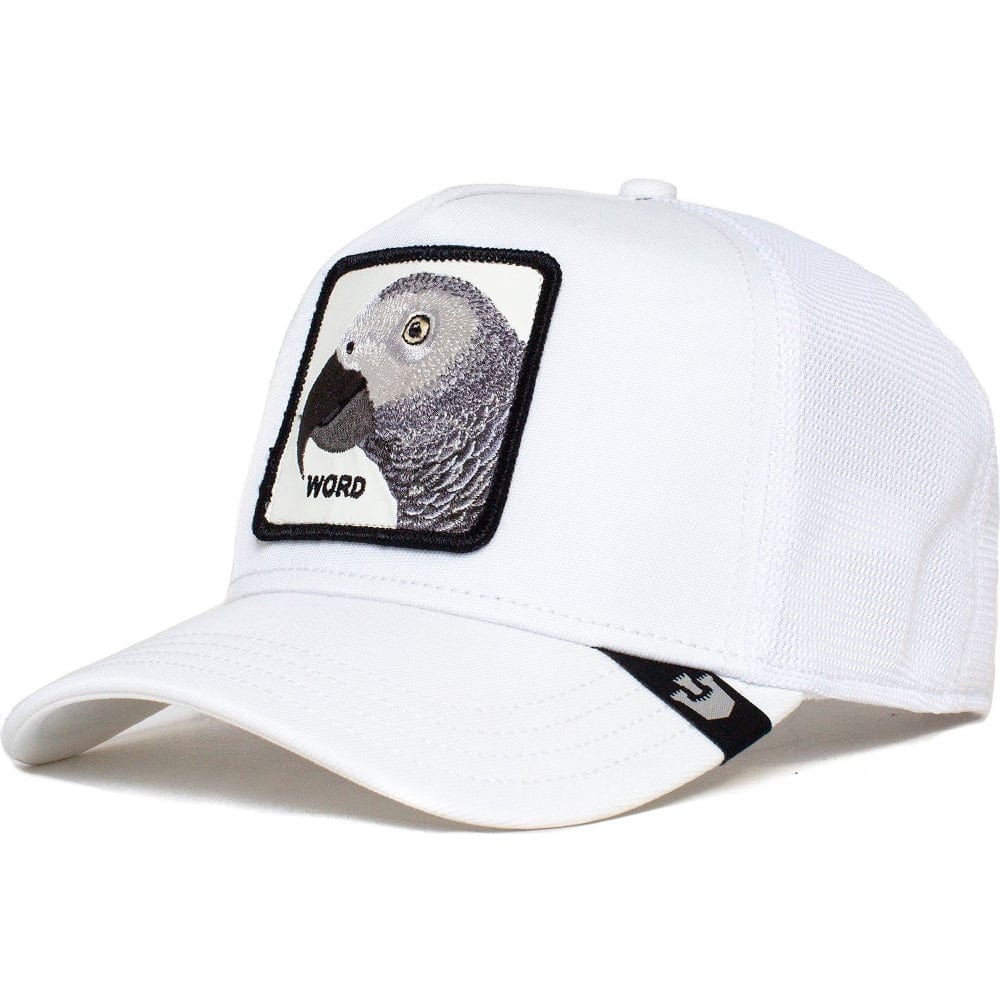 Goorin Bros Platinum Word Trucker Snapback - White