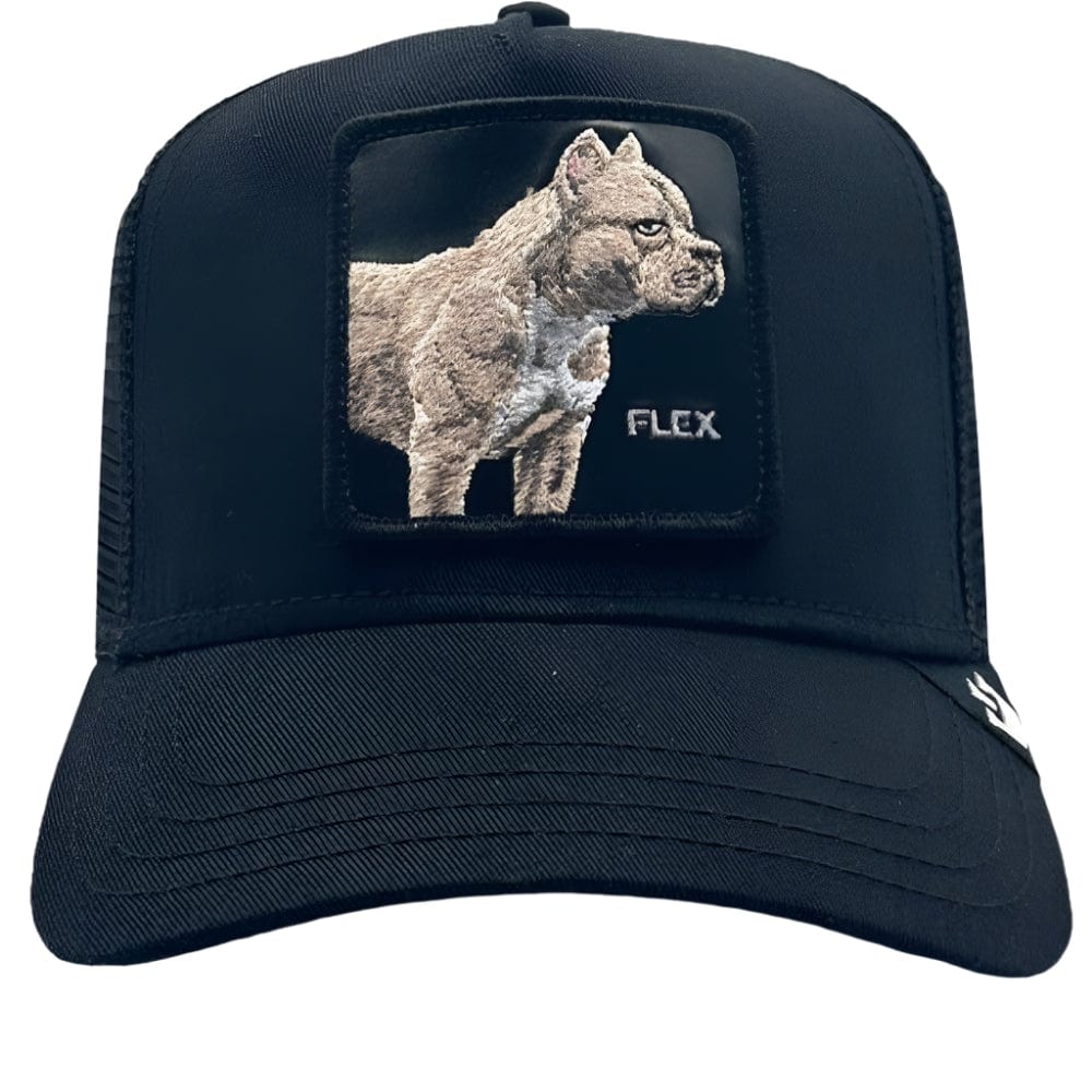 Goorin Bros The Pitbull Trucker Snapback - Black - Front