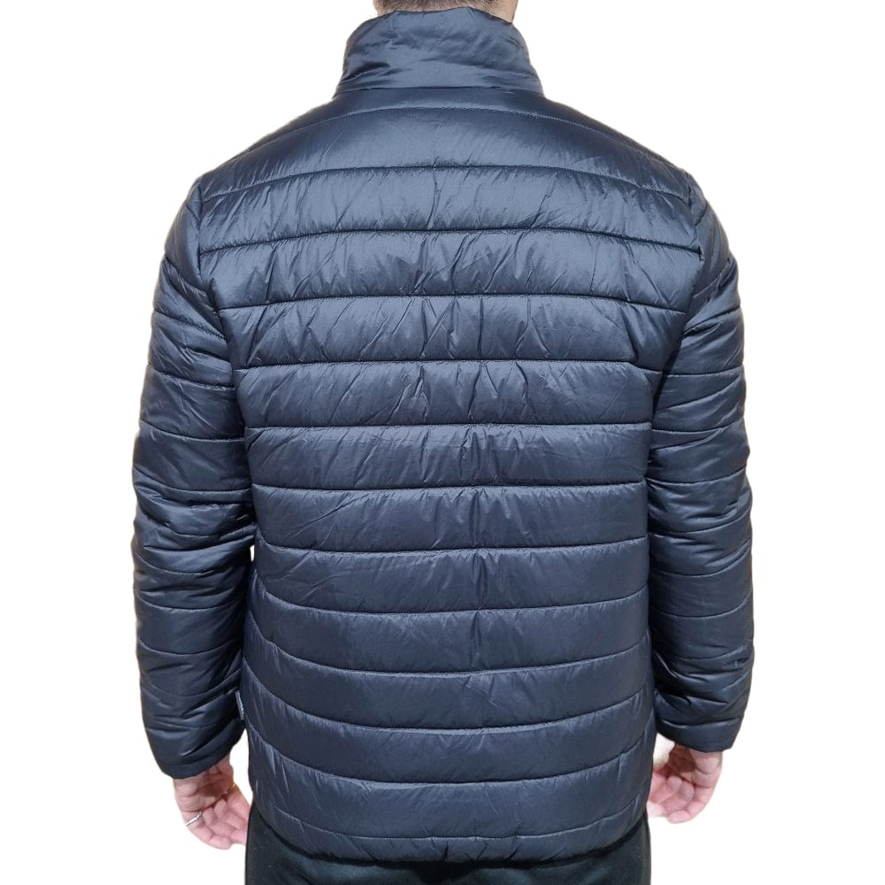 Henleys Classic Logo Lightweight Puffer - Black