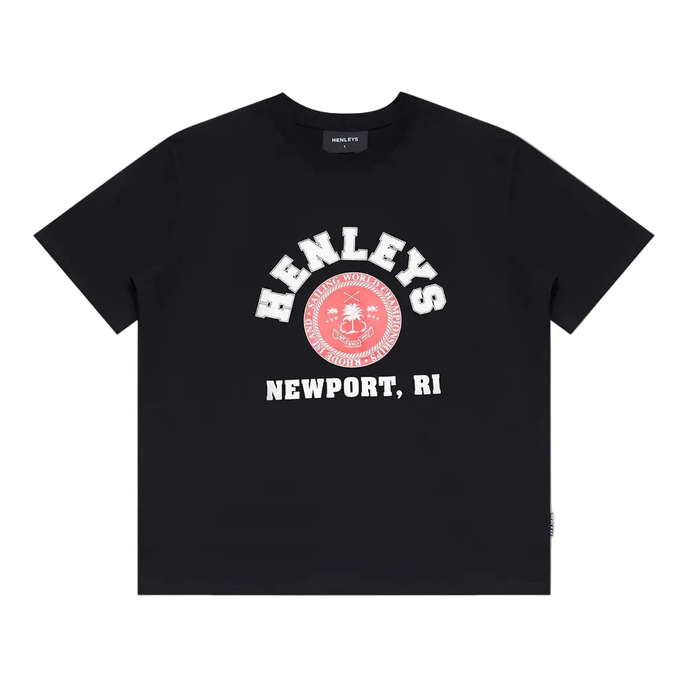 Henleys Collegiate Tee - Ash Marle