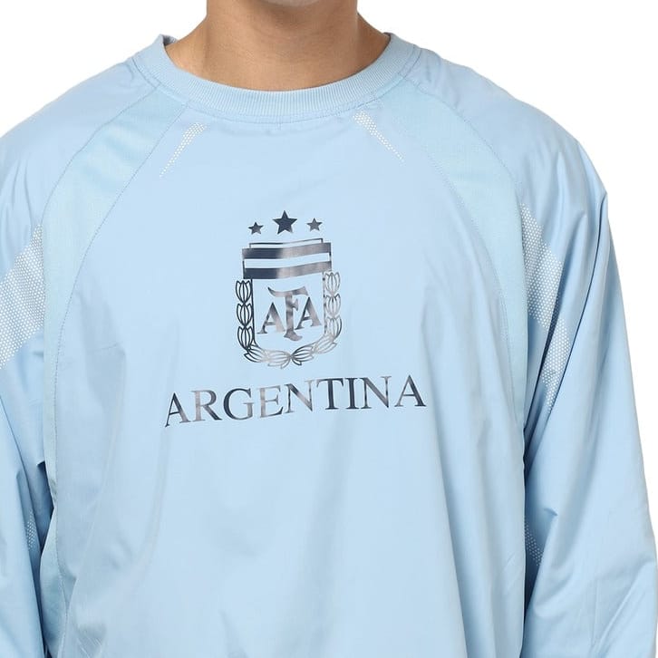 Majestic Athletic Argentina Nylon Crew - Argentina Blue