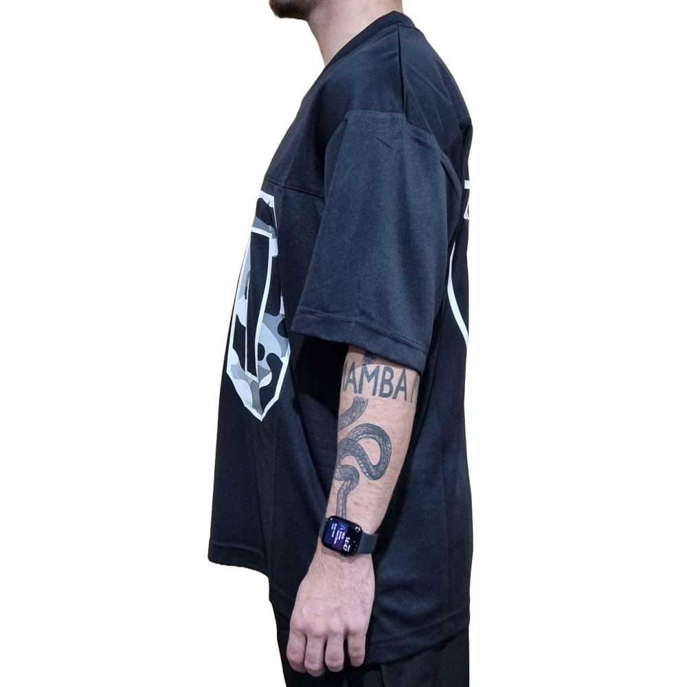 Majestic Athletic Camo Mesh Tee Las Vegas Raiders - Solid Black