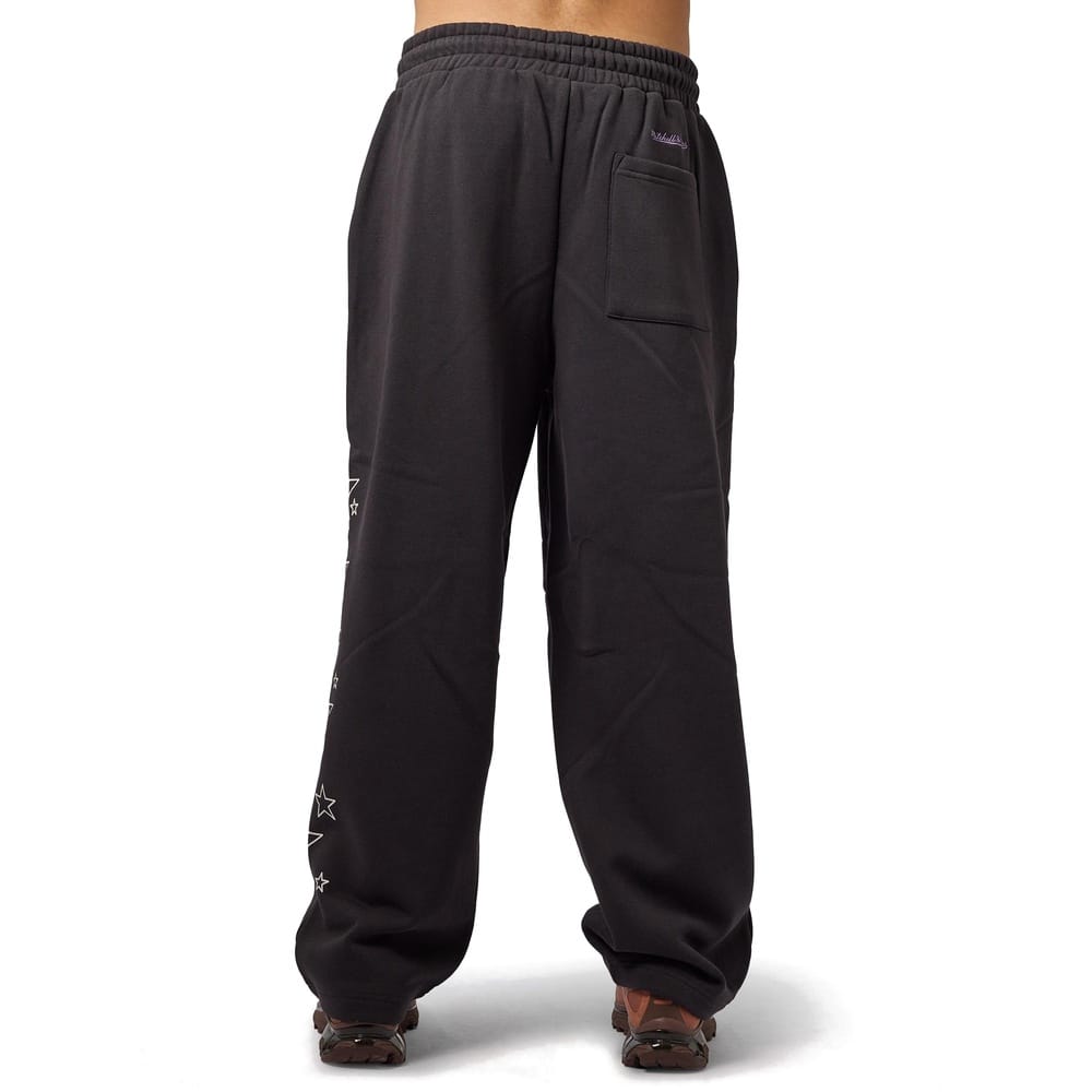 Mitchell & Ness Blackletter Champions Track Pant Los Angeles Lakers - Washed Black