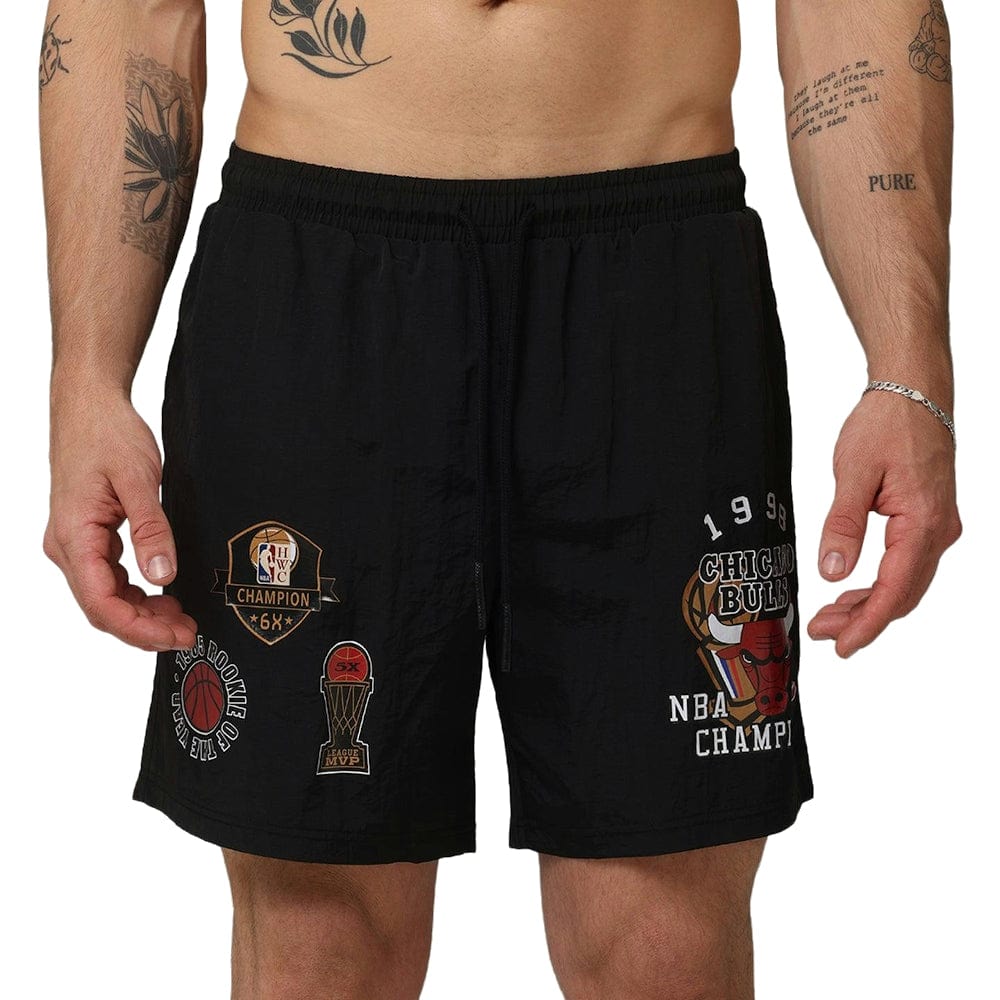 Mitchell & Ness Champs Nylon Short Chicago Bulls - Black