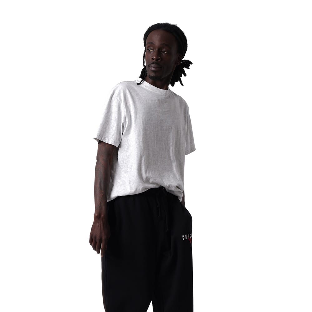 Mitchell & Ness Chicago Bulls Stacked Track Pant - Black