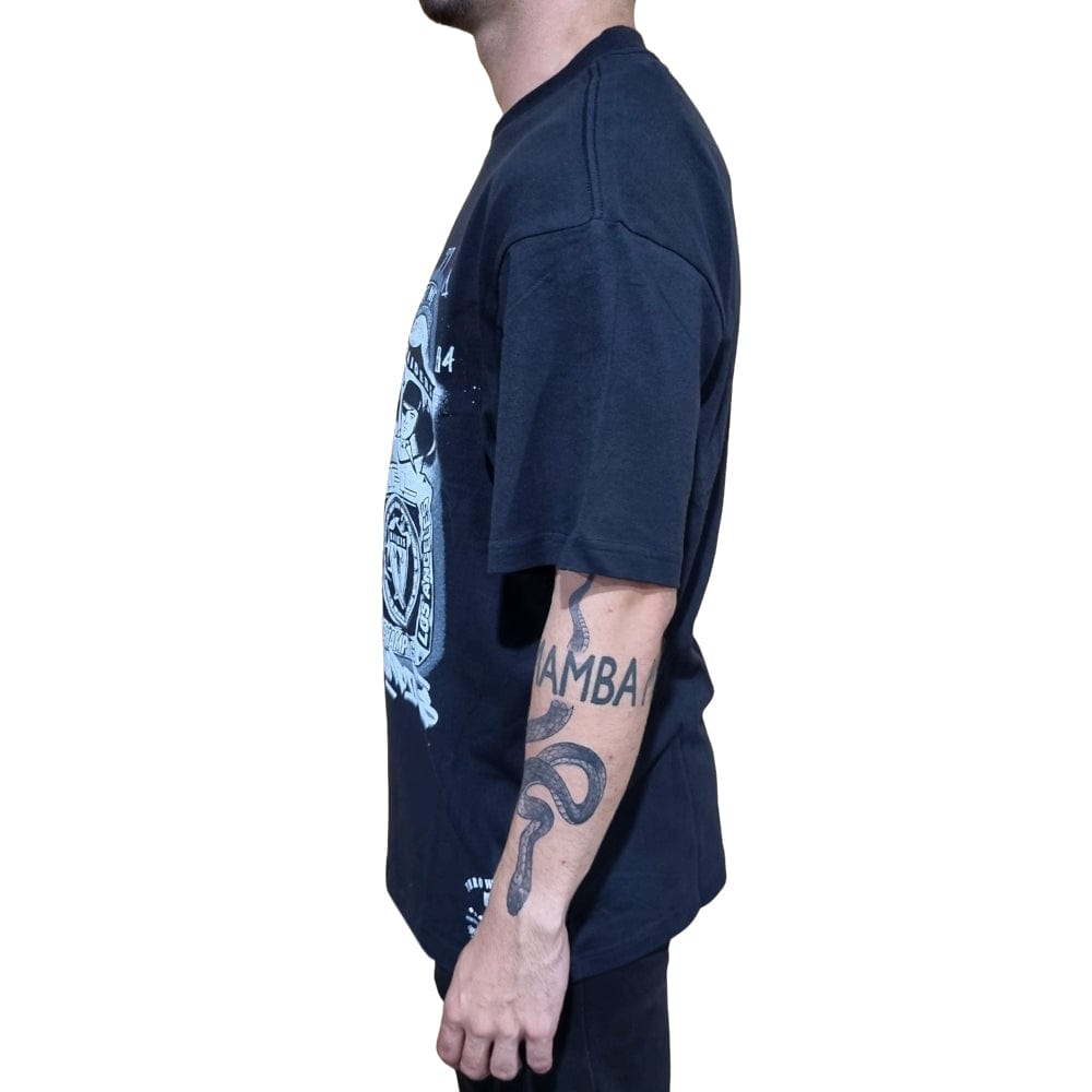 Mitchell & Ness 3 Time Champs Graffiti Tee Las Vegas Raiders - Faded Black