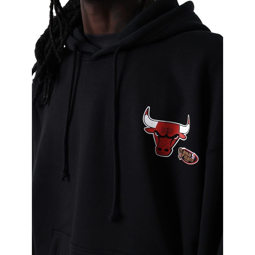Mitchell & Ness 6 Times Chicago Bulls Hoodie - Black