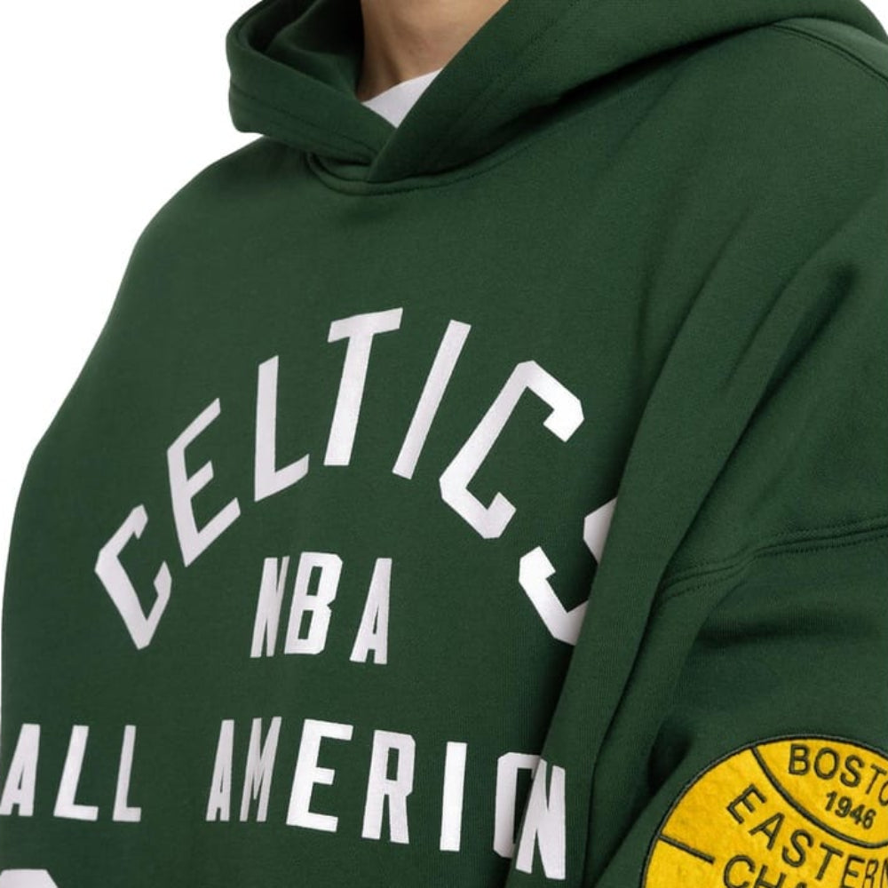Mitchell & Ness All American Hoodie Boston Celtics - Faded Dark Green