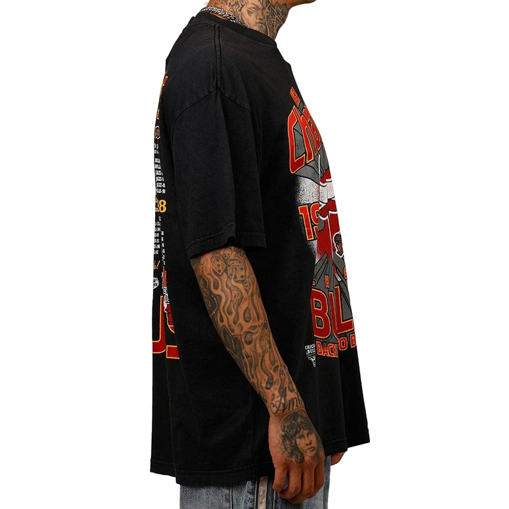 Mitchell & Ness Explode Champions Tee Chicago Bulls - Overdyed Black