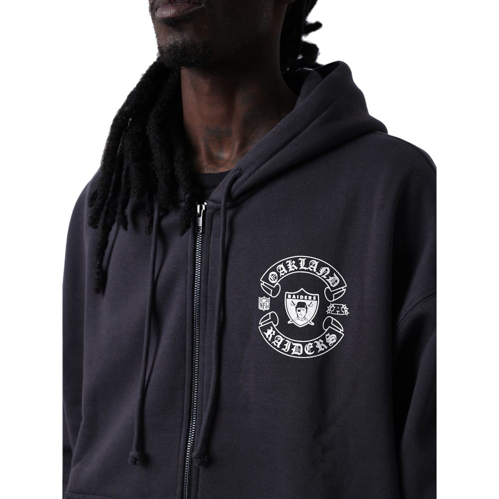 Mitchell & Ness Hard Yards Hoodie Oakland Raiders - Washed Black