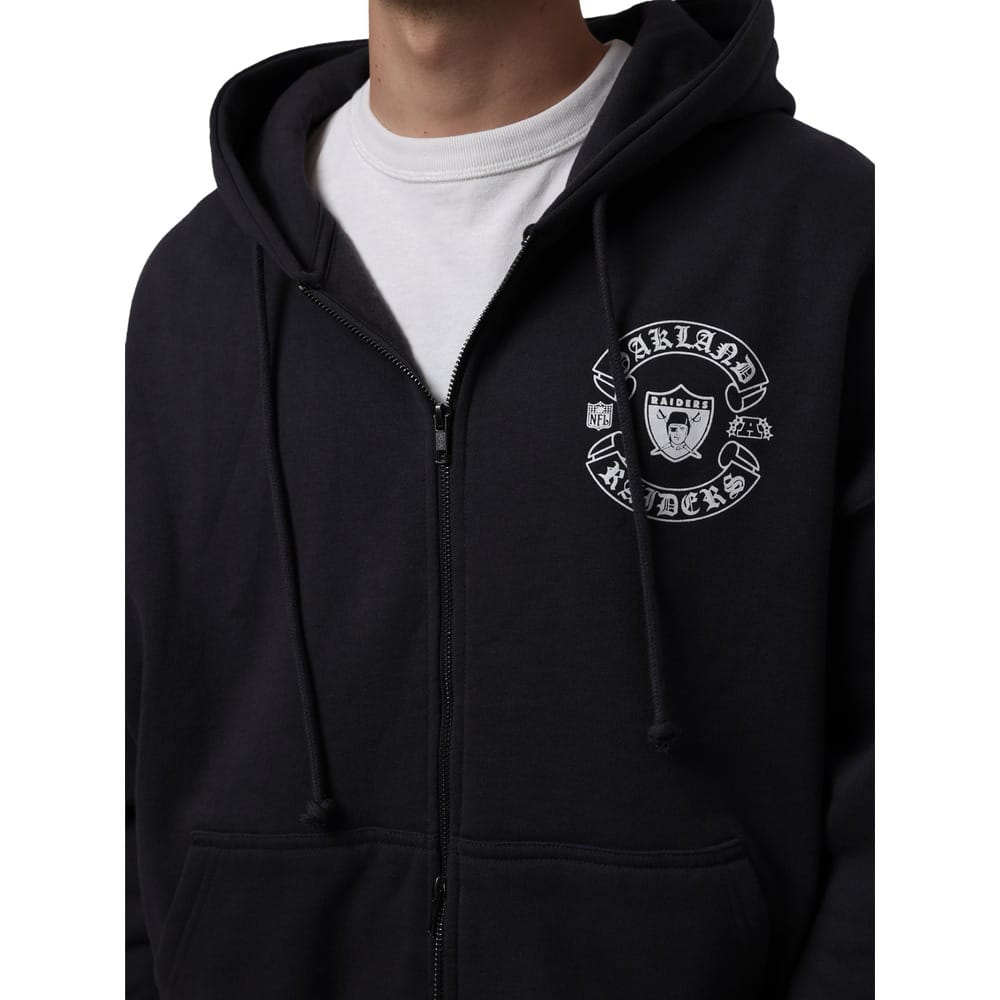 Mitchell & Ness Hard Yards Hoodie Oakland Raiders - Washed Black