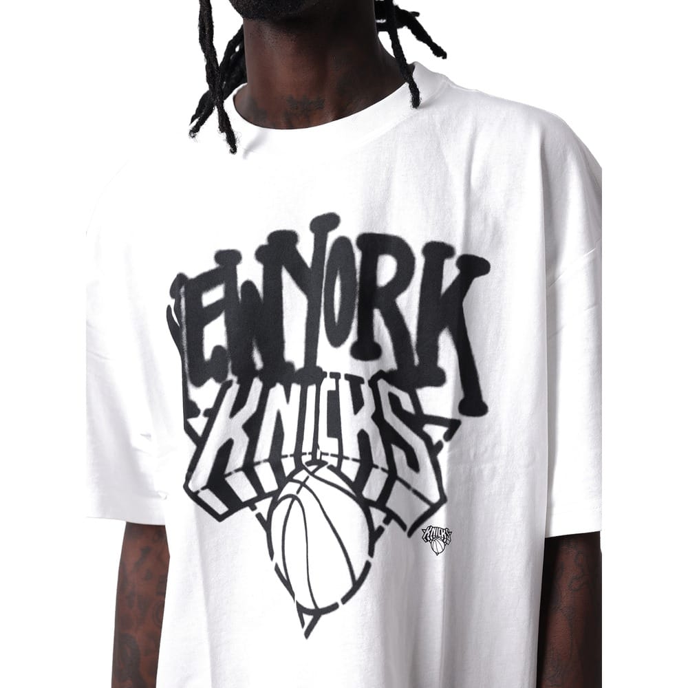 Mitchell & Ness Hypergraf Box Fit Tee - Vintage White