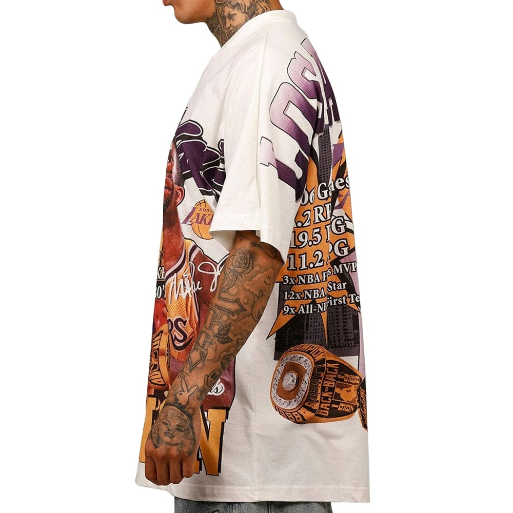 Mitchell & Ness Los Angeles Lakers Magic Johnson Rings Tee - Vintage White