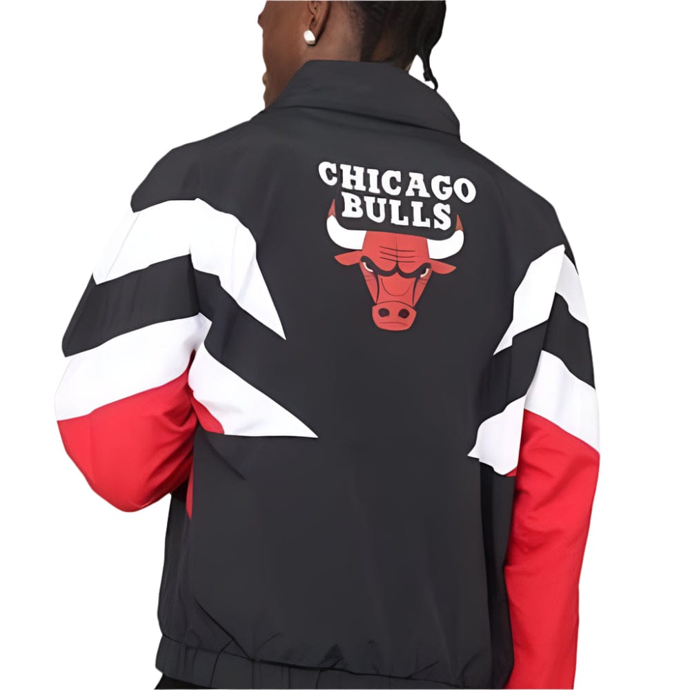 Mitchell & Ness Spray Jacket Chicago Bulls - Black / Red