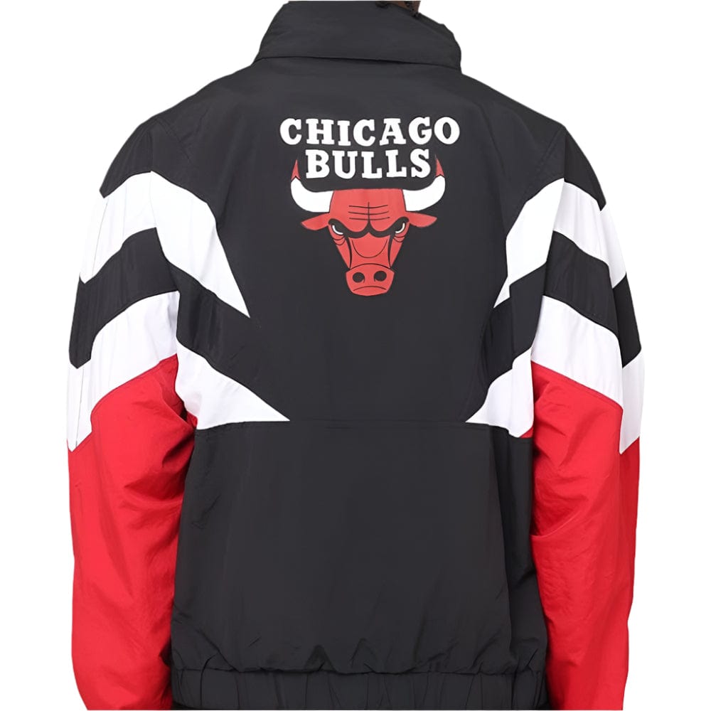 Mitchell & Ness Spray Jacket Chicago Bulls - Black / Red