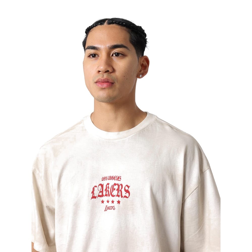 Mitchell & Ness Star Tee Los Angeles Lakers - Vintage White