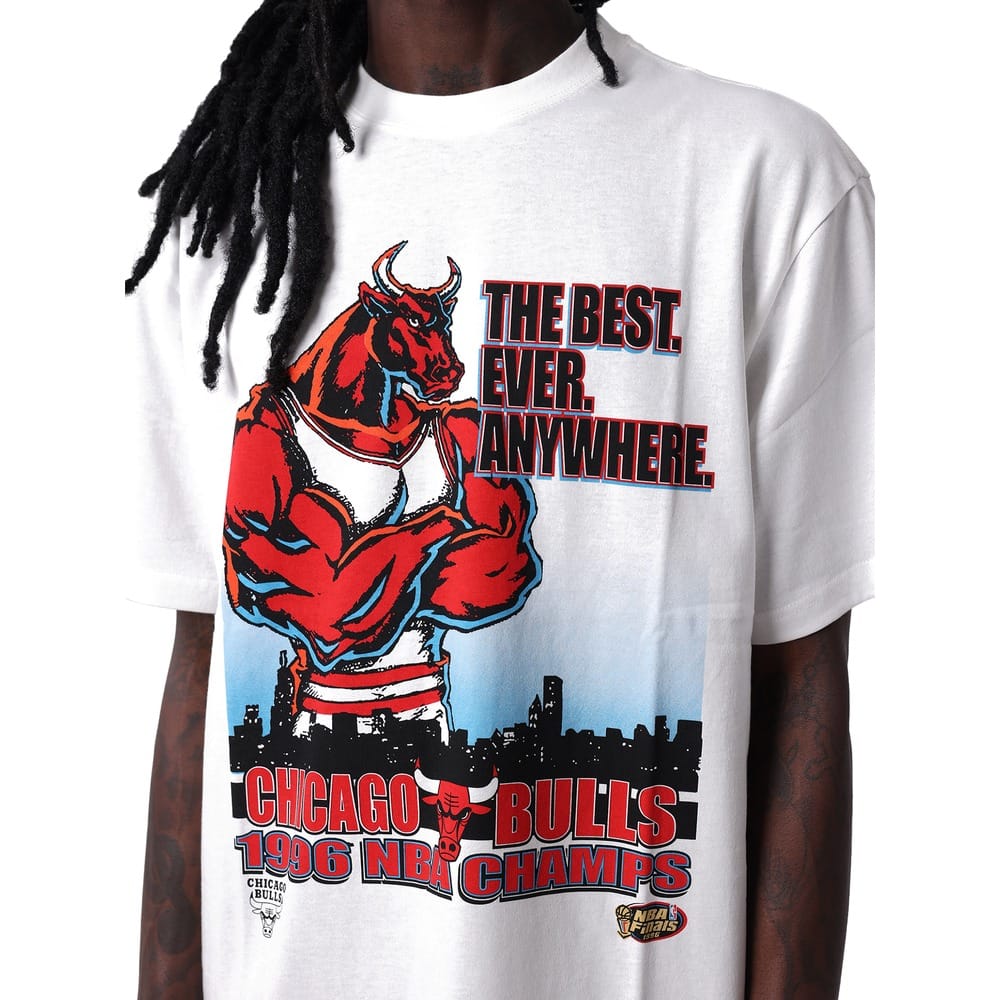 Mitchell & Ness The Best Chicago Bulls Tee - Vintage White