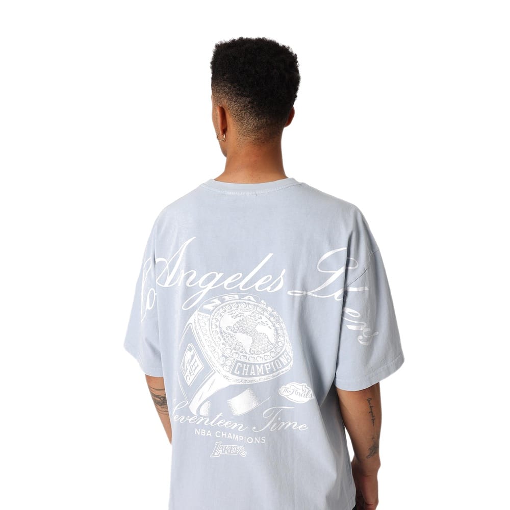 Mitchell & Ness The Champions Ring Tee Los Angeles Lakers - Blue Aura